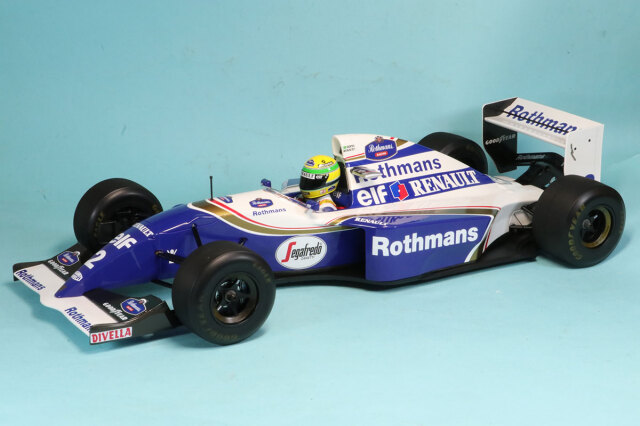 ミニチャンプス 1/12 ウィリアムズ ルノー FW16 A.セナ サンマリノGP 1994 ウェザリング仕様 デカール加工品　547943202