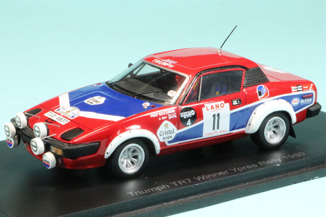 スパーク 1/43 トライアンフ TR7 イーペル 24h ラリー 1980 Winner No.11　S7064