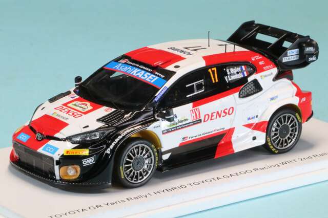 スパーク 1/43 トヨタ GR ヤリス WRC ラリージャパン 2023 No.17 S.オジェ 2nd.　S6732
