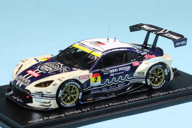 スパーク 1/43 ムータ レーシング トヨタ GR86 スーパーGT 2023 GT300 No.2 堤優威/平良響/加藤寛規　SGT066