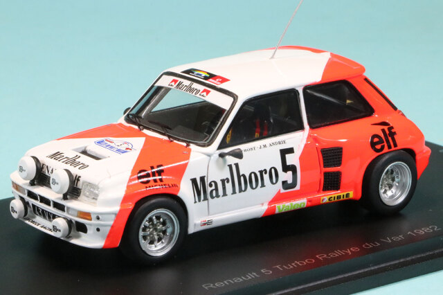 スパーク 1/43 ルノー 5 ターボ ヴァールラリー1962 No.5 デカール加工品　SF197s