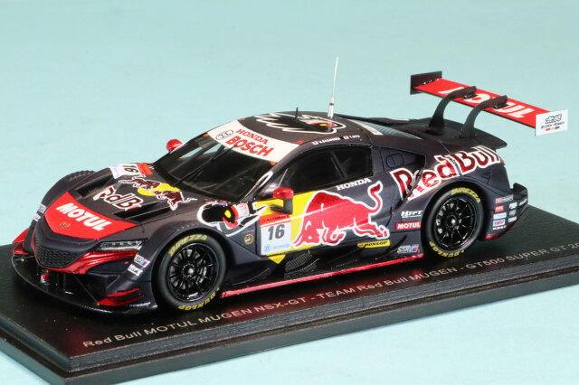 スパーク 1/43 レッドブル モチュール ホンダ NSX-GT スーパーGT GT500 2021 No.16 笹原右京 / 大湯都史樹　SGT124