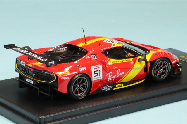 ルックスマート 1/43 フェラーリ 296 GT3 スパ 24h 2023 No.51 LSRC179