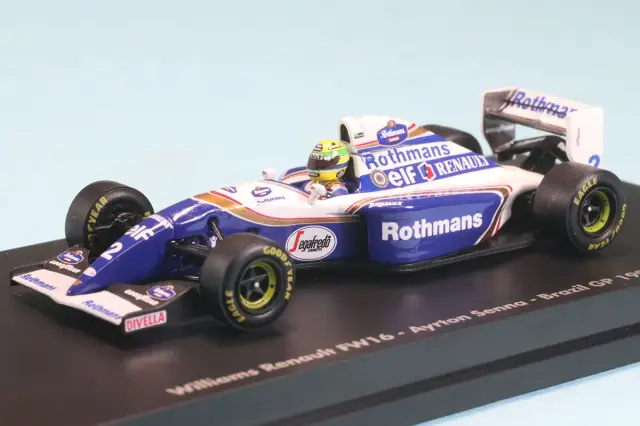 ミニチャンプス 1/64 ウィリアムズ ルノー FW16 アイルトン・セナ