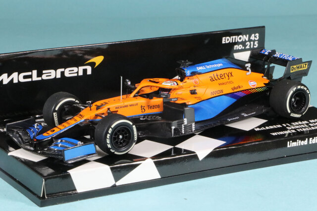 ミニチャンプス 1/43 マクラーレン F1 MCL35M イタリアGP 2021 Winner 