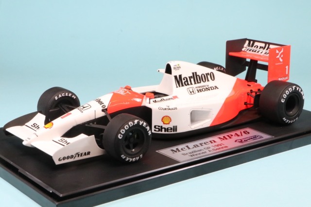 [受注製作見本] ロムファクトリー 1/20 マクラーレン MP4/6 ブラジルGP 1991 Aセナ 母国初優勝　RFFK2024R_YS