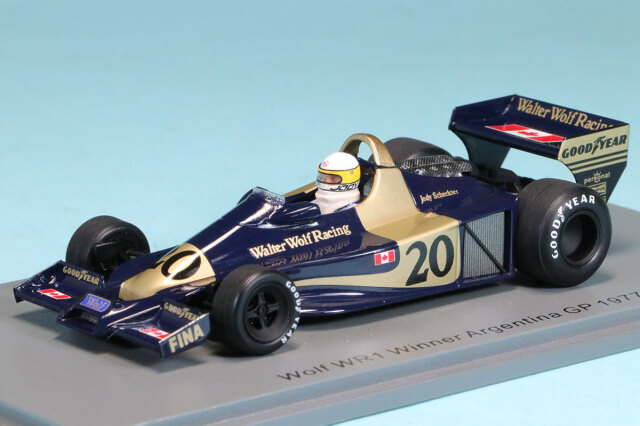 スパーク 1/43 ウルフ WR1 アルゼンチン GP 1977 J.シェクター　S9997