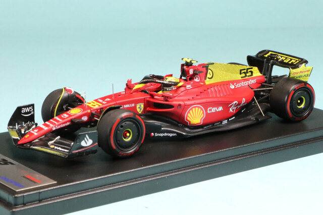 再入荷ご予約受付中　ルックスマート 1/43 フェラーリ F1-75 イタリア GP  2022 C.サインツ モンツァ100周年カラー　LSF1046