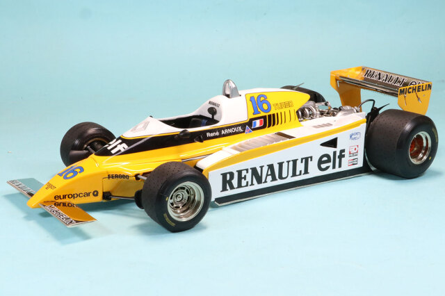 エグゾト 1/18 ルノー RE20 フランスGP  1980 R.アルヌー カウル脱着　GPC97091