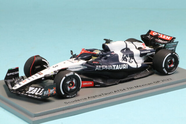 スパーク 1/43 アルファタウリ AT04 メキシコ GP 2023 D.リカルド 7th S8914