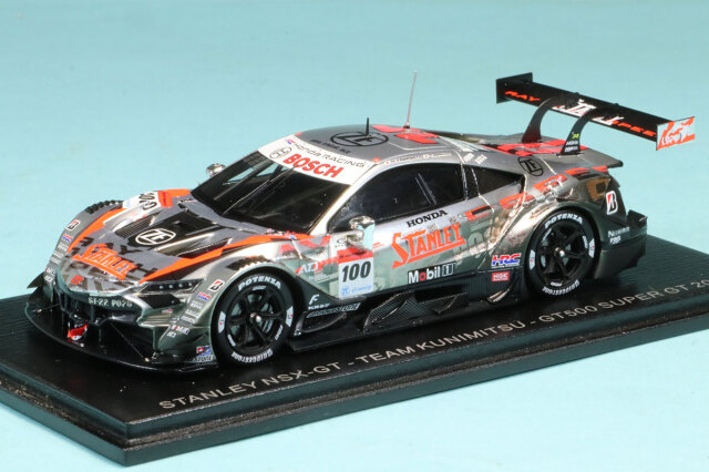 スパーク 1/43 スタンレイ ホンダ NSX-GT スーパーGT　2022　 GT500 No.100 山本尚貴/牧野任祐　SGT035