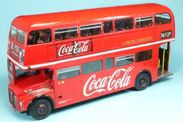 ロムファクトリー 1/24 AEC・ルートマスター ロンドンバス コカコーラ　RFR07651_SK