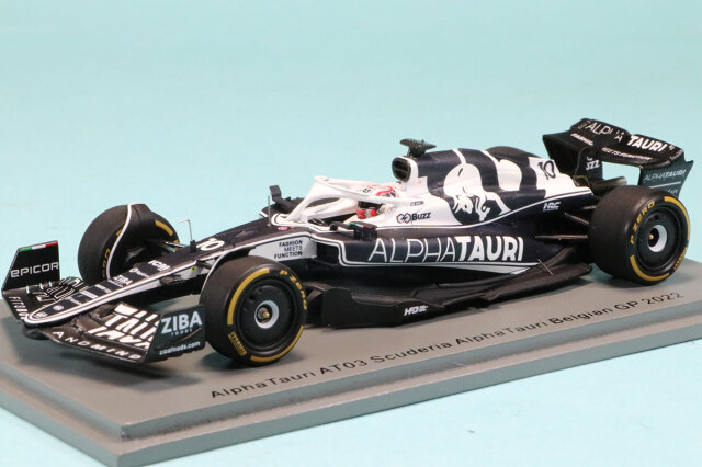 スパーク 1/43 アルファタウリ AT03 ベルギー GP  2022 P.ガスリー GP通算100戦　S8544