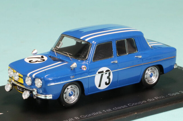 スパーク 1/43 ルノー 8 ゴルディーニ スパ 24h 1966 No.73　100SPA02