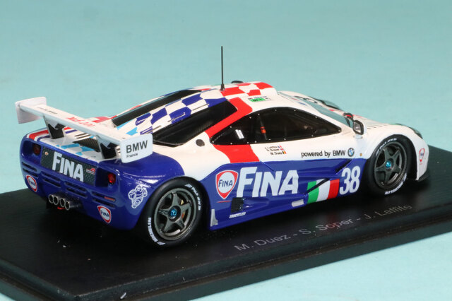 スパーク 1/43 マクラーレン F1 GTR FINA ルマン 1996 No.38 S6676