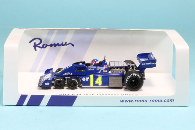 ロム特注スパーク 1/43 ティレル P34 日本GP 1976 2nd. P.ディパイエ　ROMU052