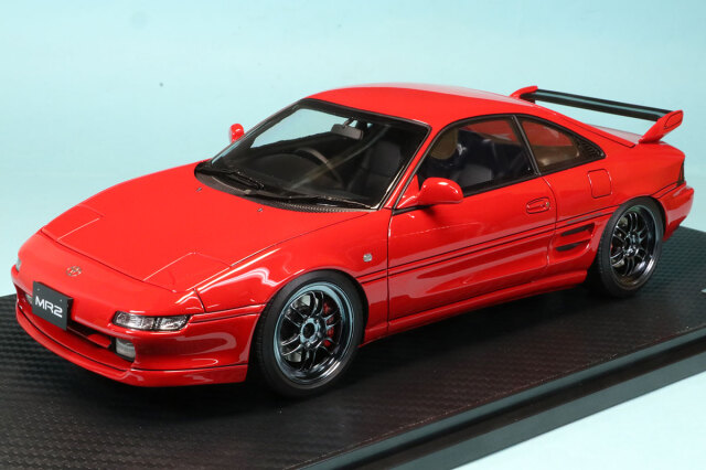 イグニッションモデル 1/18 トヨタ MR2 SW20 レッド　IG3332