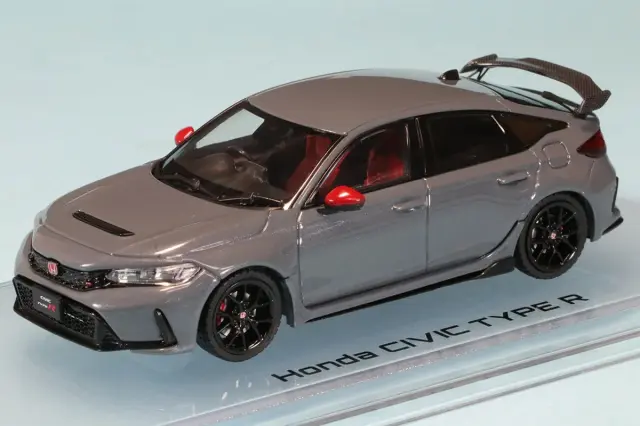 ホビージャパン 1/43 ホンダ シビック TYPE R (FL5) 純正オプション装着車 ソニックグレーパール　HJD431002GM