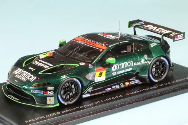 スパーク 1/43 パシフィック NAC アストンマーチン バンテージ GT3 スーパーGT GT300 2020 No.9 藤井誠暢/ニッキー・ティーム　SGT004