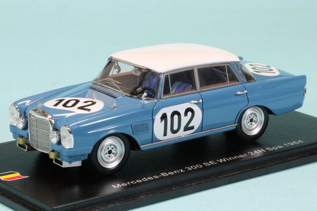 スパーク 1/43 メルセデスベンツ 300 SE スパ 24h 1964 No.102 ウィナー　43SPA1964