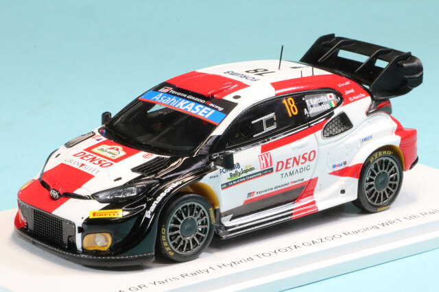 スパーク 1/43 トヨタ GR ヤリス ラリージャパン 2023 勝田貴元 5th　S6740