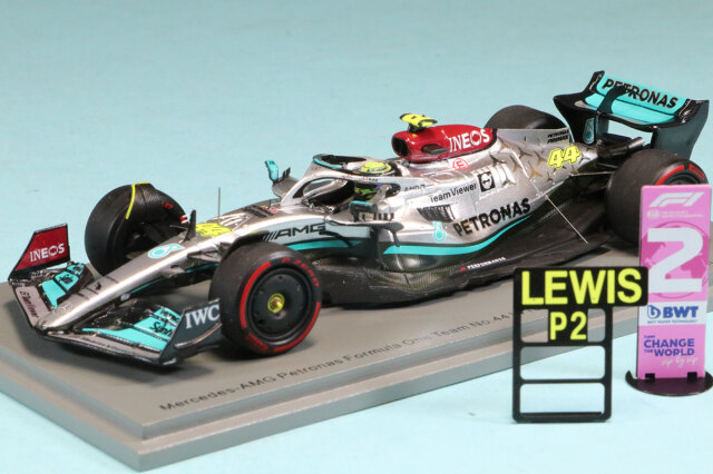 1/43 メルセデス AMG F1 W13 マイアミ FTXアート Lハミルトン