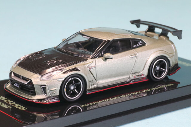 イノモデル 1/64 トップシークレット GT-R R35 東京オートサロン 2024 マレーシアイベント限定　IN64-R35TS-MDX24