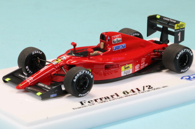 ロムファクトリー 1/43 フェラーリ 641/2 フランスGP 1990 Winner A.プロスト レッドマルボロ　 RFTMK375_MT