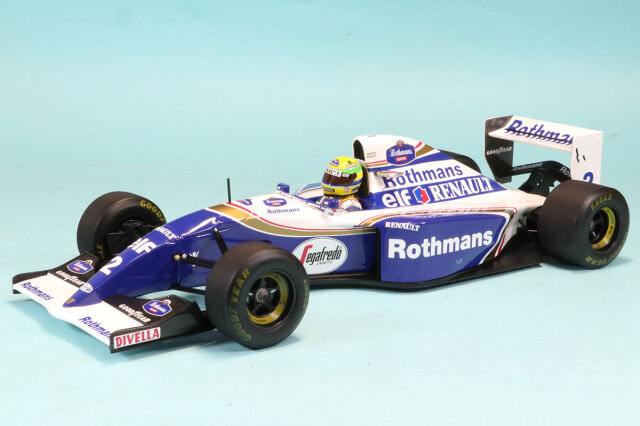 [予約] ミニチャンプス 1/18 ウィリアムズ ルノー FW16 A.セナ サンマリノGP 1994 ウェザリング仕様 デカール加工品　EX540943832
