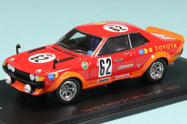 スパーク 1/43 トヨタ セリカ GT スパ 24h 1973 No.62　100SPA05