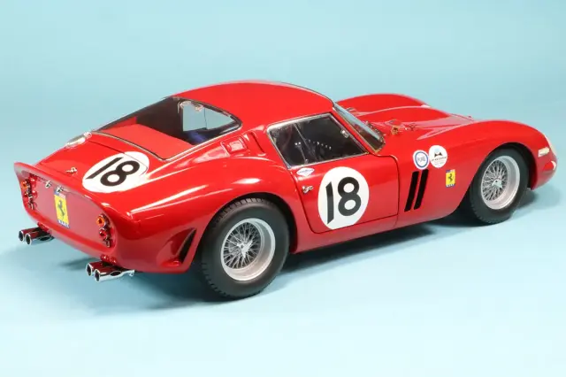 京商 1/18 フェラーリ 250GTO 1963 デイトナ 3h No.18 レッド フル開閉