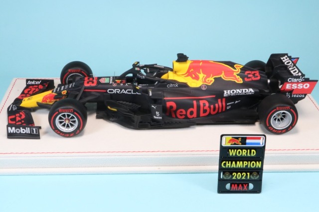 受注製作品　ロムファクトリー 1/20 レッドブル RB16B アブダビGP 2021 M.フェルスタッペン ウィナー ワールドチャンピオン　RFWMK2003_YS