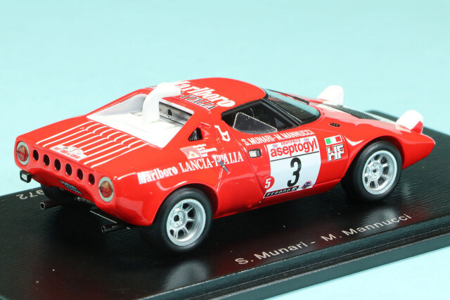 スパーク 1/43 ランチア ストラトス HF ツールドコルス 1972 No.3