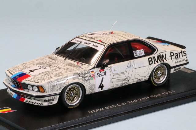 スパーク 1/43 BMW 635 CSi スパ 24h 1983 No.4　SB654