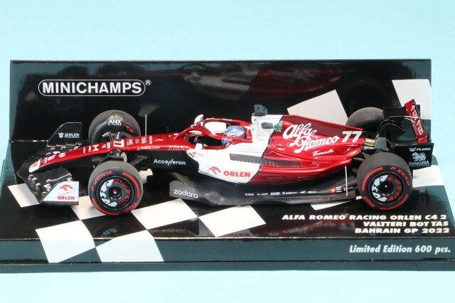 ミニチャンプス 1/43 アルファロメオ F1チーム オーレン C42 バーレーンGP 2022 V.ボッタス　417220177
