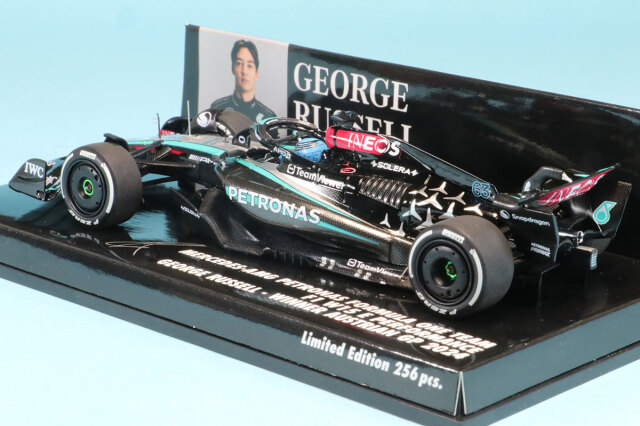 ミニチャンプス 1/43 メルセデス W15 ジョージ ラッセル