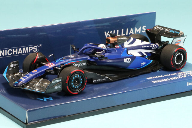 ミニチャンプス 1/43 ウィリアムズ FW45 アレクサンダー アルボン イギリスGP 2023 ウィリアムズ GP参戦800戦目仕様　417231123