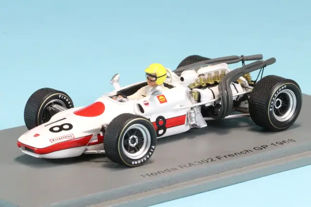スパーク 1/43 ホンダ RA302 フランスGP  1968 J.シュレッサー　S6227