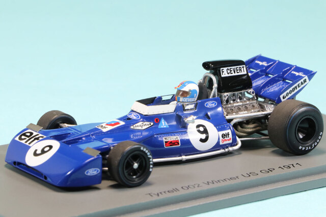 スパーク 1/43 ティレル 002 アメリカGP 1971 F.セベール　S7215