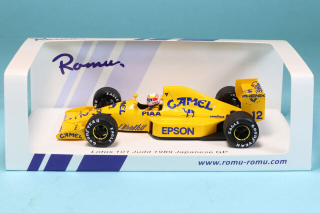 ロム特注スパーク 1/43 ロータス 101 ジャッド 日本 GP 1989 中嶋 悟 ロータス日本GPラストラン　  ROMU043