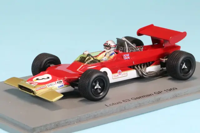 スパーク 1/43 ロータス 63 ドイツGP 1969 M.アンドレッティ　S6354