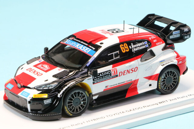 スパーク 1/43 トヨタ GR ヤリス WRC モンテカルロ 2023 No.69 K.ロヴァンペラ 2nd.　S6720