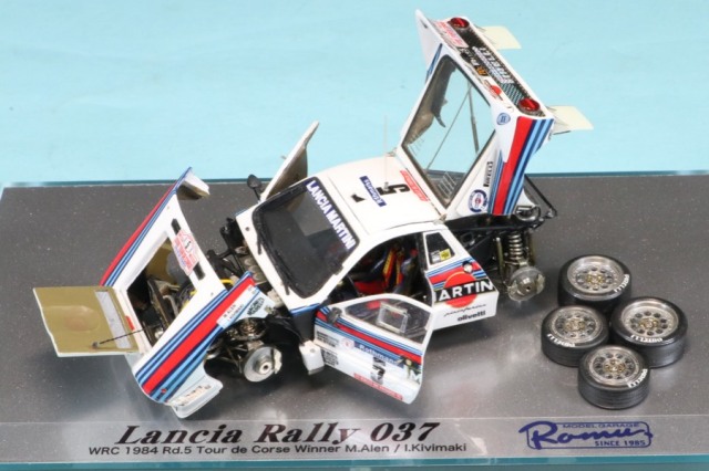 [受注製作見本] ロムファクトリー 1/43 ランチア ラリー 037 WRC 1984 Rd.5 ツールドコルス No.5 M.アレン I.キビマキ　RFK558_KI