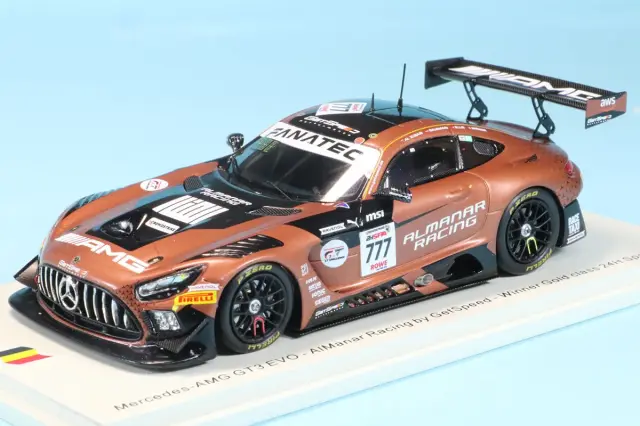 スパーク 1/43 メルセデス AMG GT3 EVO No.777 AlManar Racing by GetSpeed Winner Gold class スパ 24h 2024　SB784