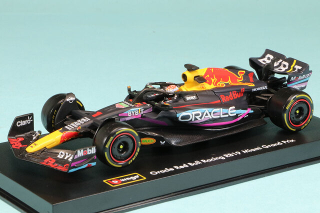 ブラーゴ 1/43 レッドブル RB19 マイアミGP 2022 M.フェルスタッペン ドライバー付　BUR38083VMA