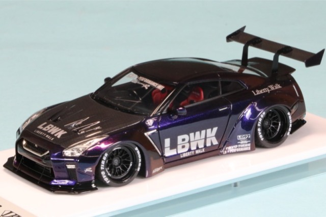 アイドロン1/43 LB-シルエットワークスGT 35GT-RR GT Wing 1/43 LB-シルエットワークス GT 35GT-RR GTウィング レッド