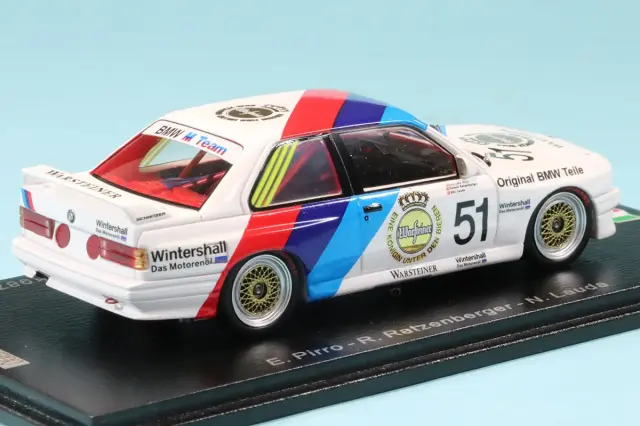 スパーク 1/43 BMW M3 E30 WTCC モンツァ テストセッション 1987 No.51
