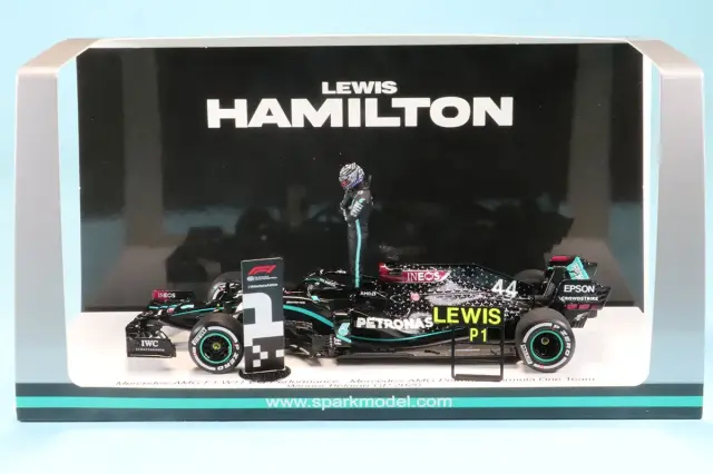 海外ショップ特注　スパーク1/43メルセデスW11 L.ハミルトン　ベルギー リアルウィン特注スパーク 1/43 メルセデス AMG W11 ベルギーGP