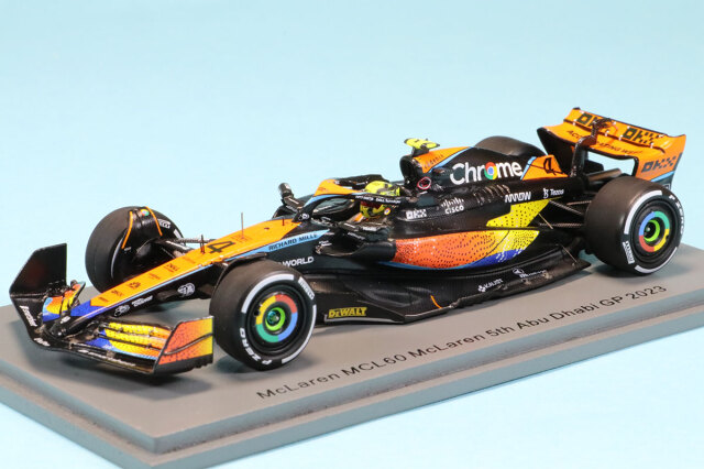 スパーク 1/43 マクラーレン MCL60 アブダビ GP 2023 L.ノリス　S8945