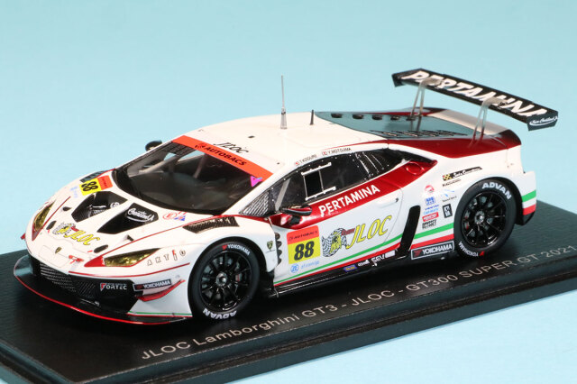 スパーク 1/43 JLOC ランボルギーニ ウラカン GT3 スーパーGT GT300 2021 No.88 小暮卓史/元嶋佑弥　SGT010